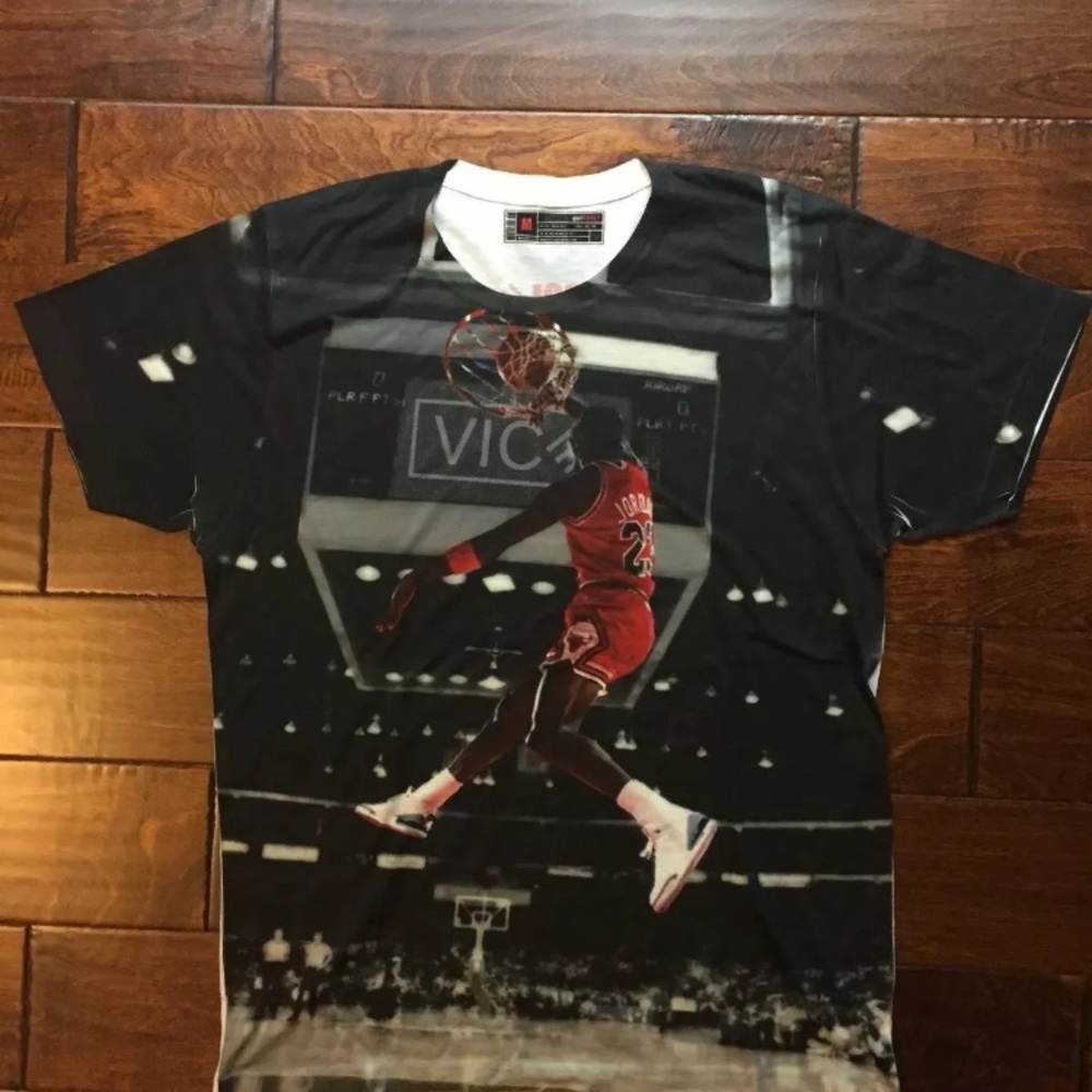 Jumpman Michael Jordan Dunk tshirt Mens Sz M New